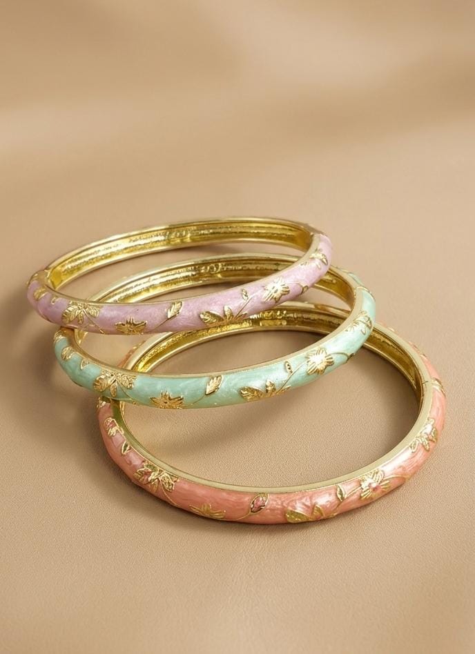 BRACELETS JONCS FLORAUX